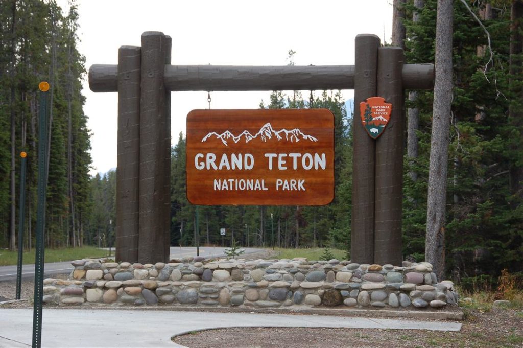 Grand Teton Sign