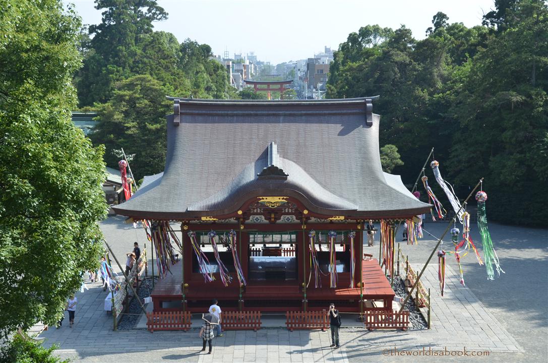View from Hachimangu Shrine
