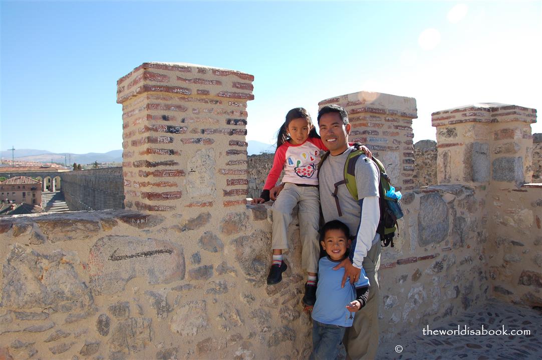 Segovia Roman aqueduct top