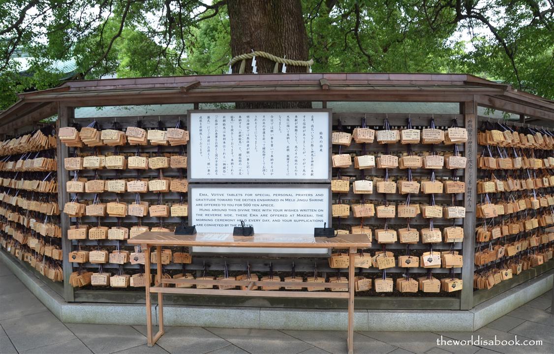 Meiji shrine ema votive