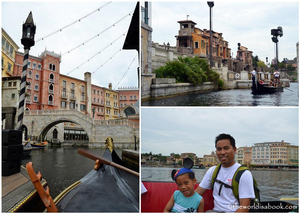 Disney Sea gondola ride 