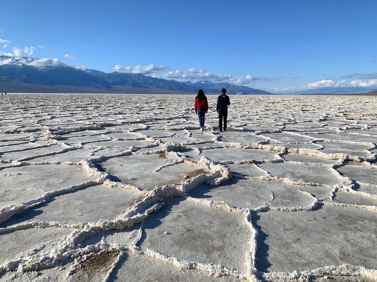 Badwater Basin with kids