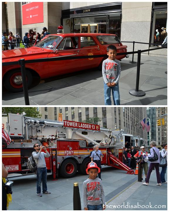 Fire Safety day at Rockefeller Center