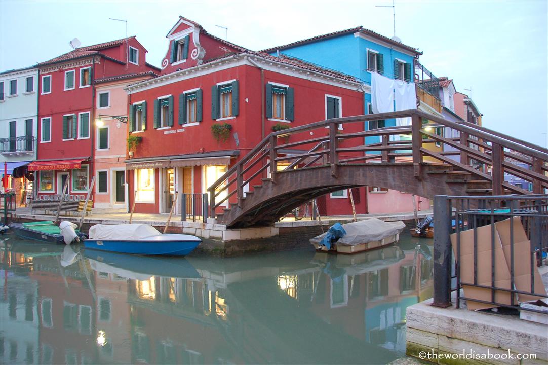 Burano colorful houses