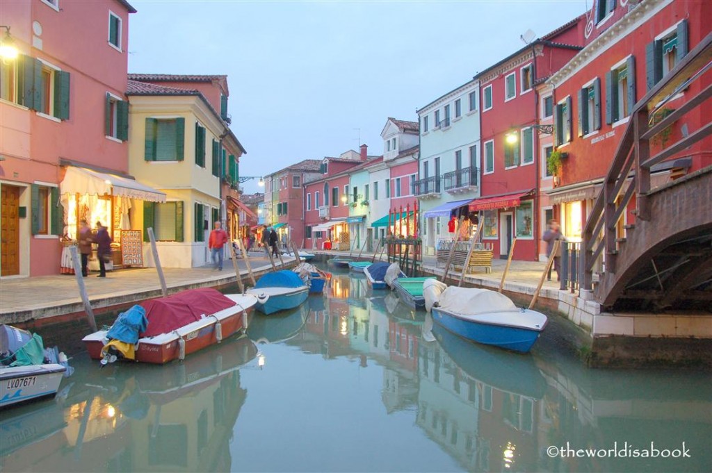 Burano colorful houses