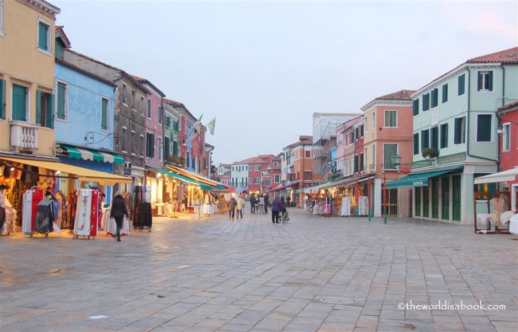 Burano main street