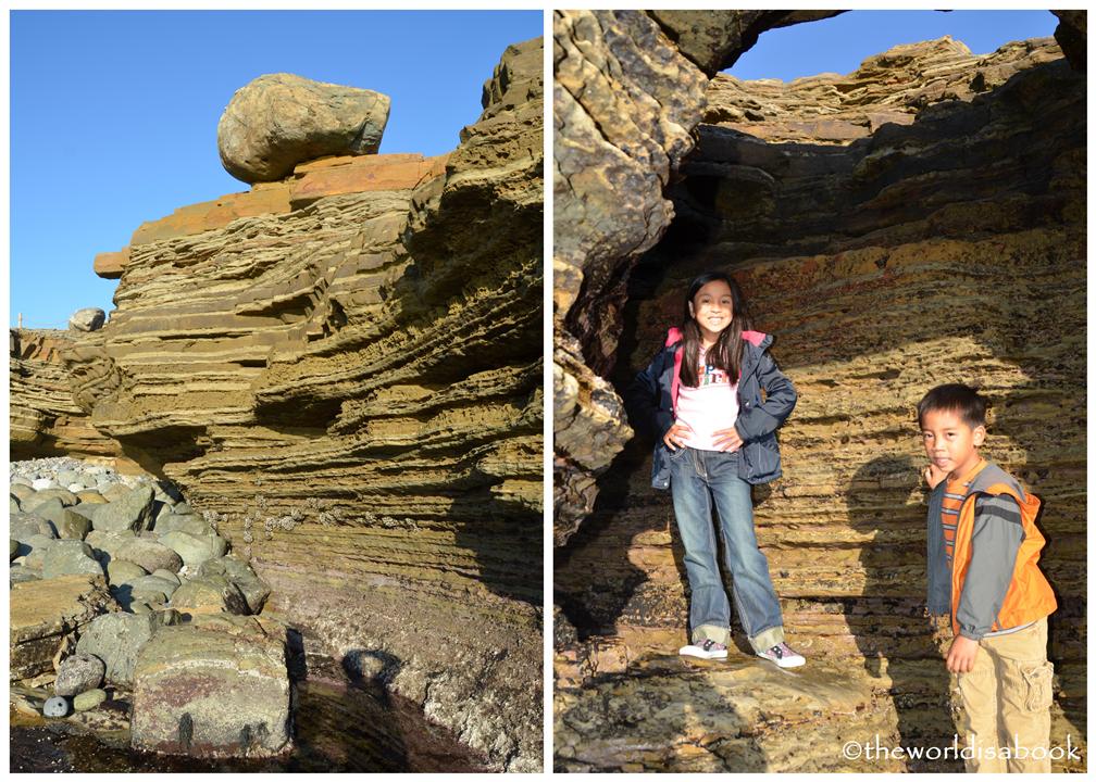 cabrillo national monument sandstone cliff