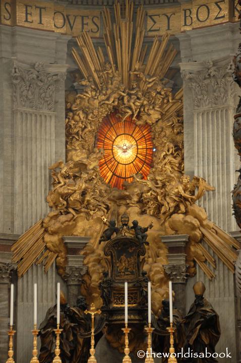 St Peter's basilica cathedra petri image
