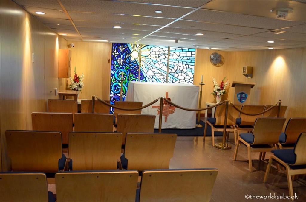 USS Midway museum chapel