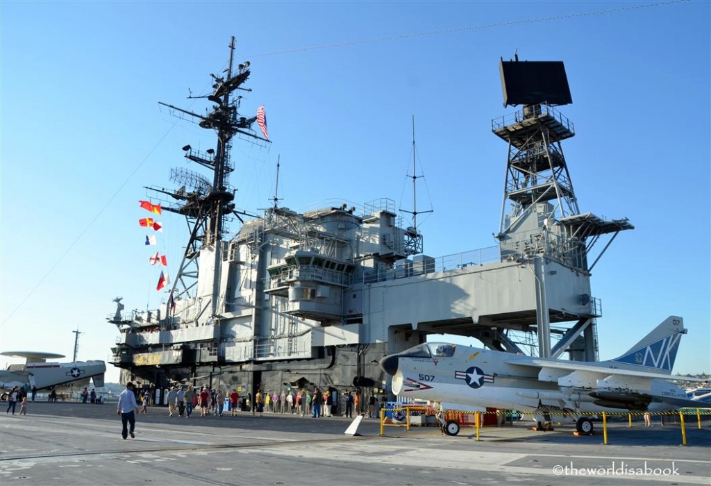 USS Midway captain's bridge and control tower image