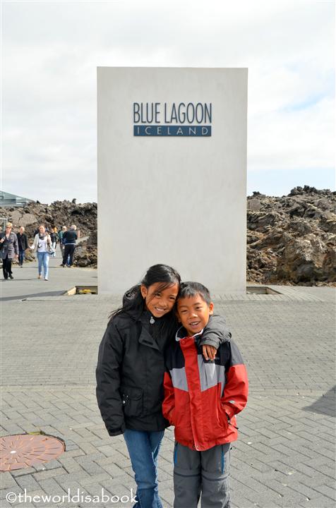 Iceland Blue lagoon sign