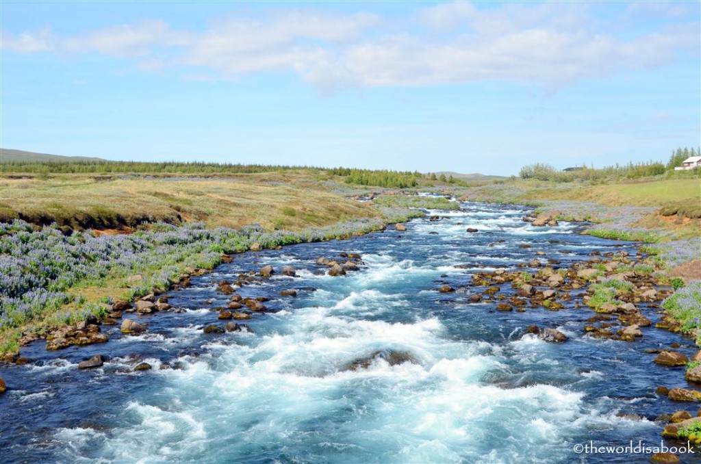 iceland Golden circle river 