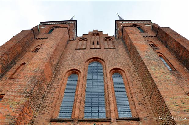 Roskilde cathedral facade