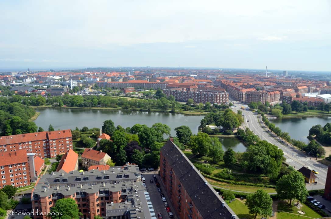 Copenhagen view from Church of Our Saviour