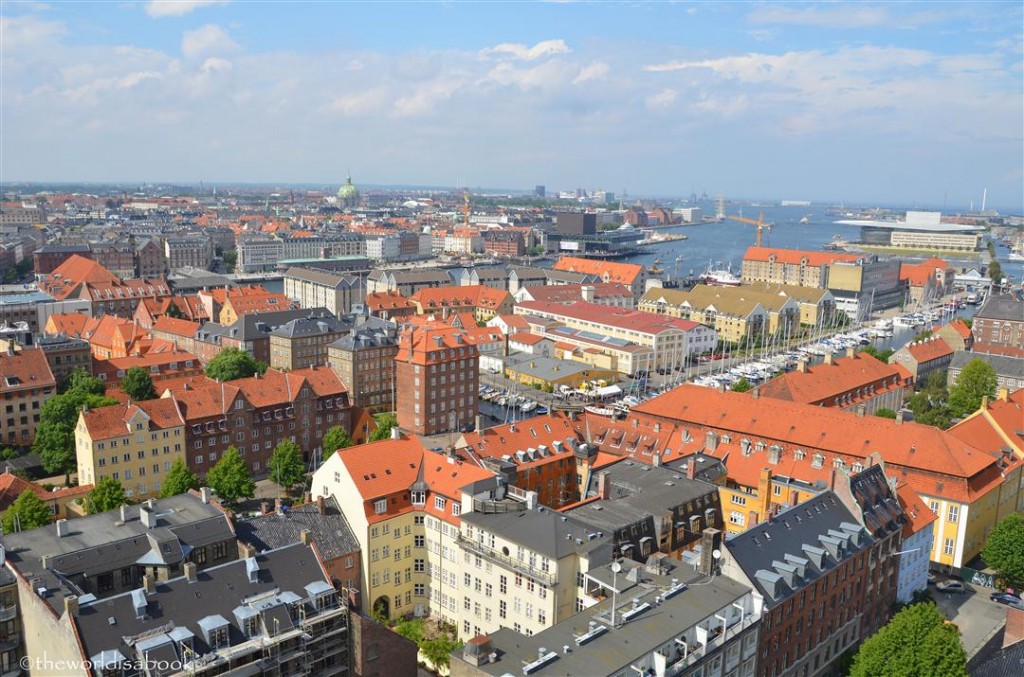 Copenhagen view from Church of Our Saviour