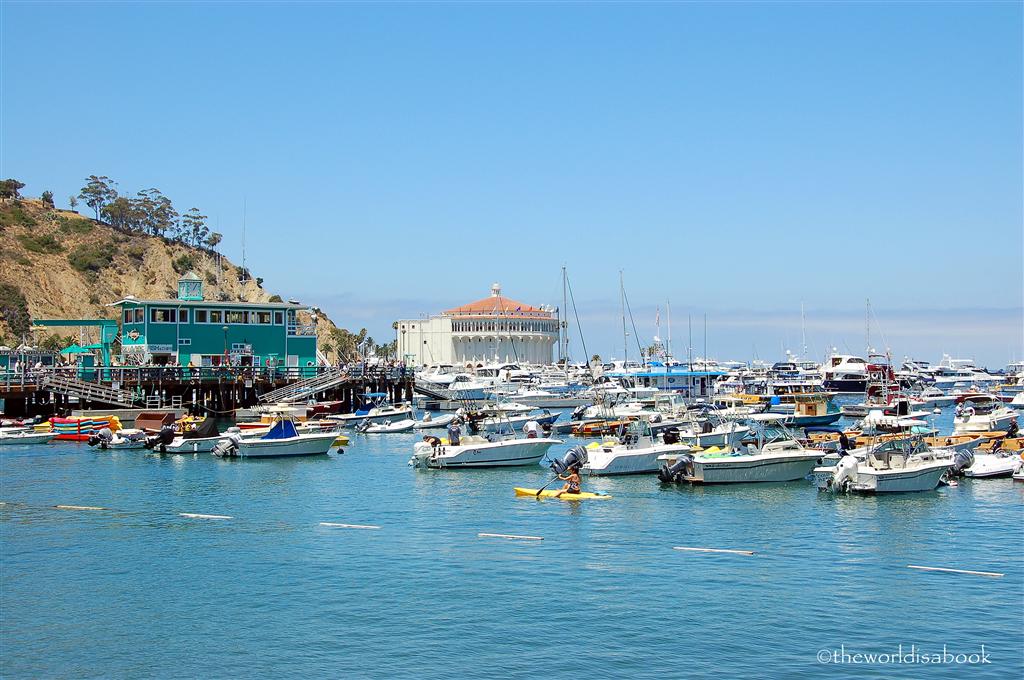 Catalina Island harbor and casino