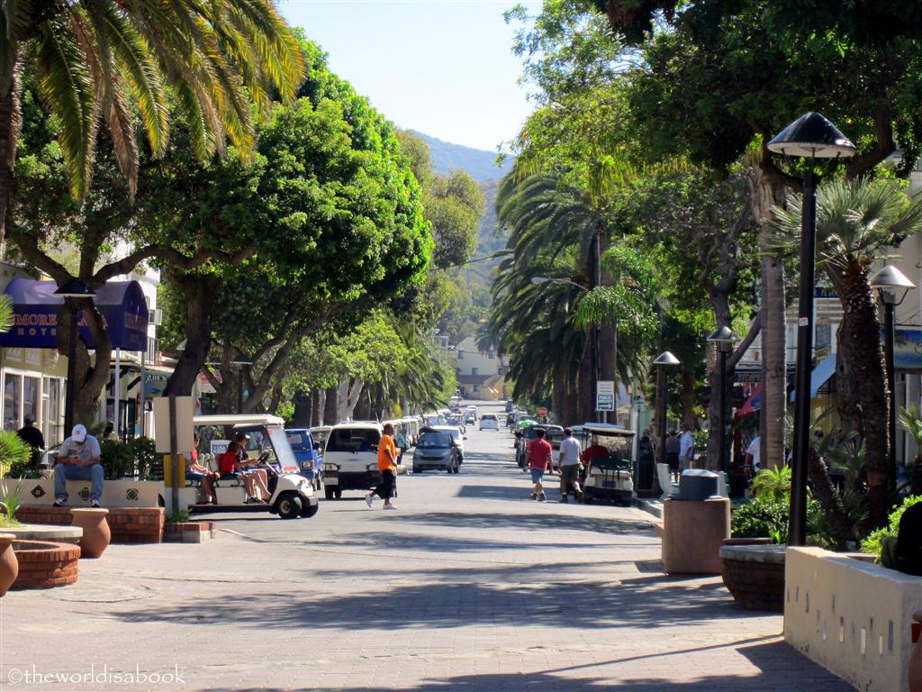 Catalina island Avalon side street