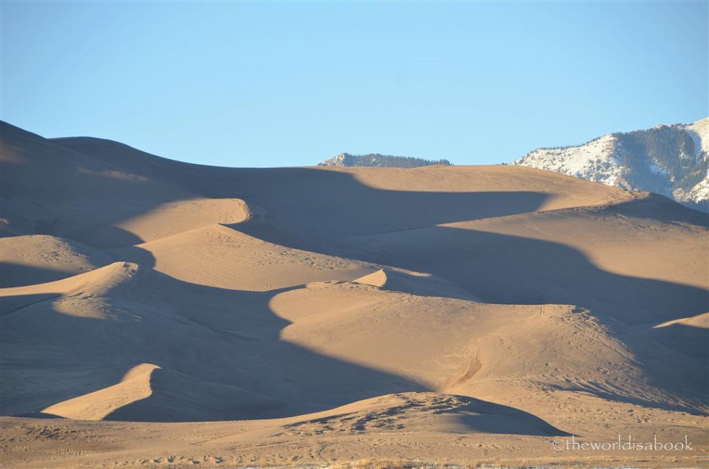 Great Sand Dunes shadows