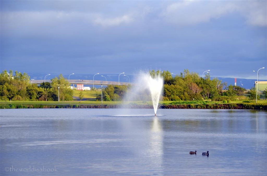 Reykjavik Tjörnin pond