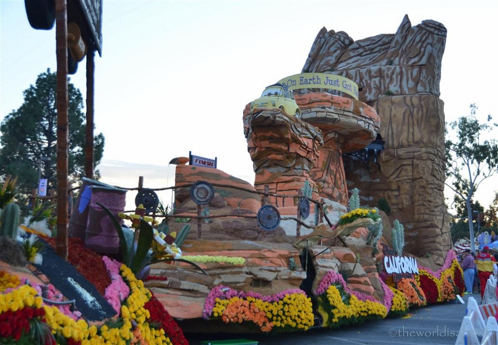 Rose Parade Float 2013 Disneyland Cars Land