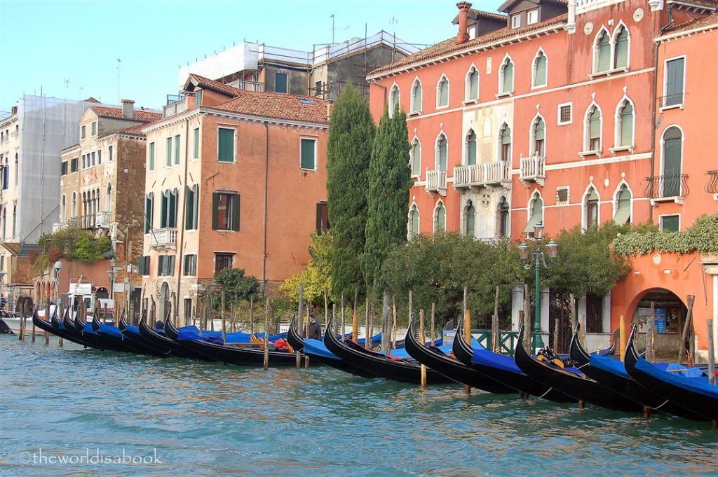 Venice gondolas