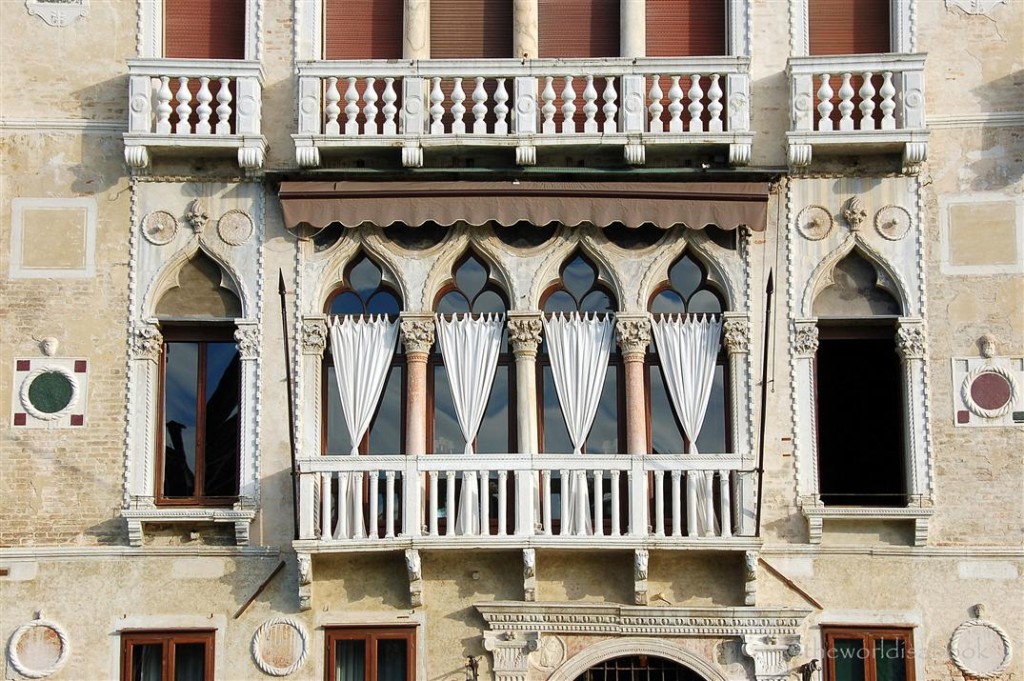 Venice window along Grand Canal