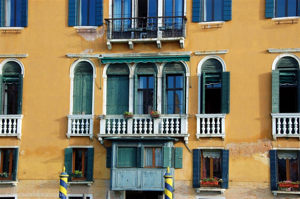 Venice window along Grand Canal