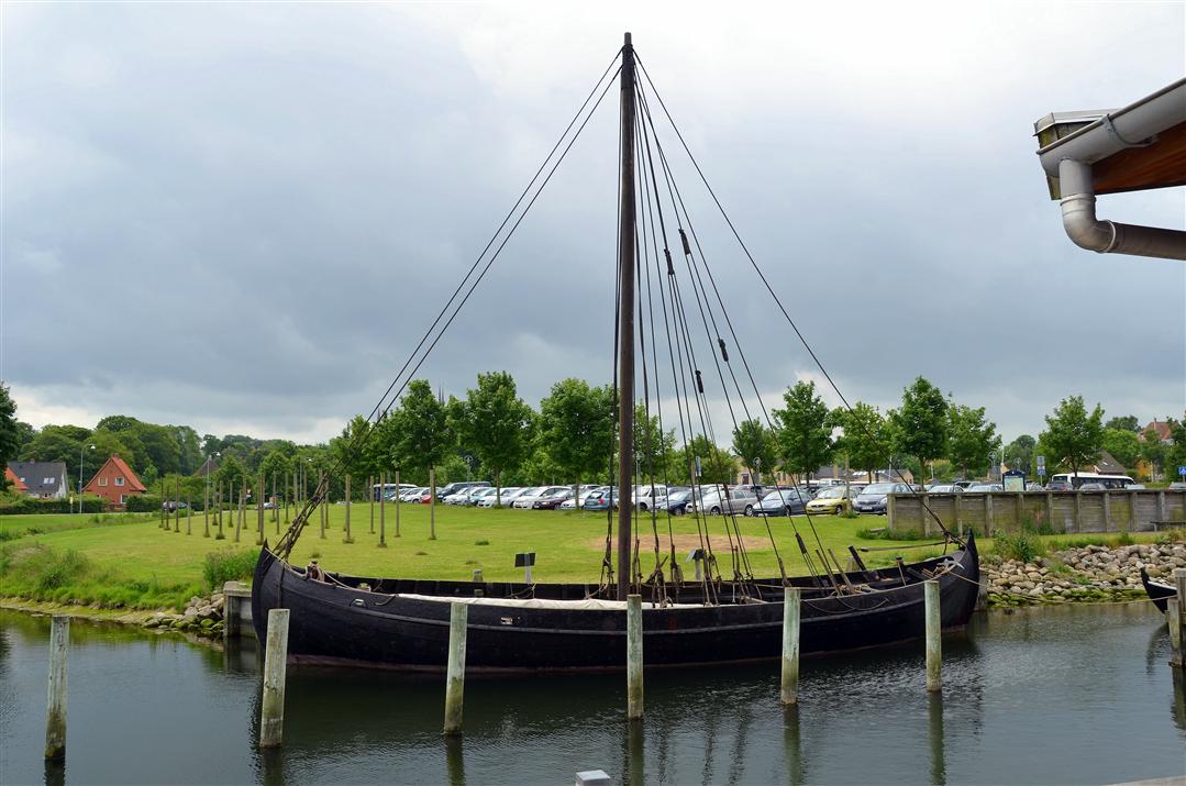Viking ship museum ship replica