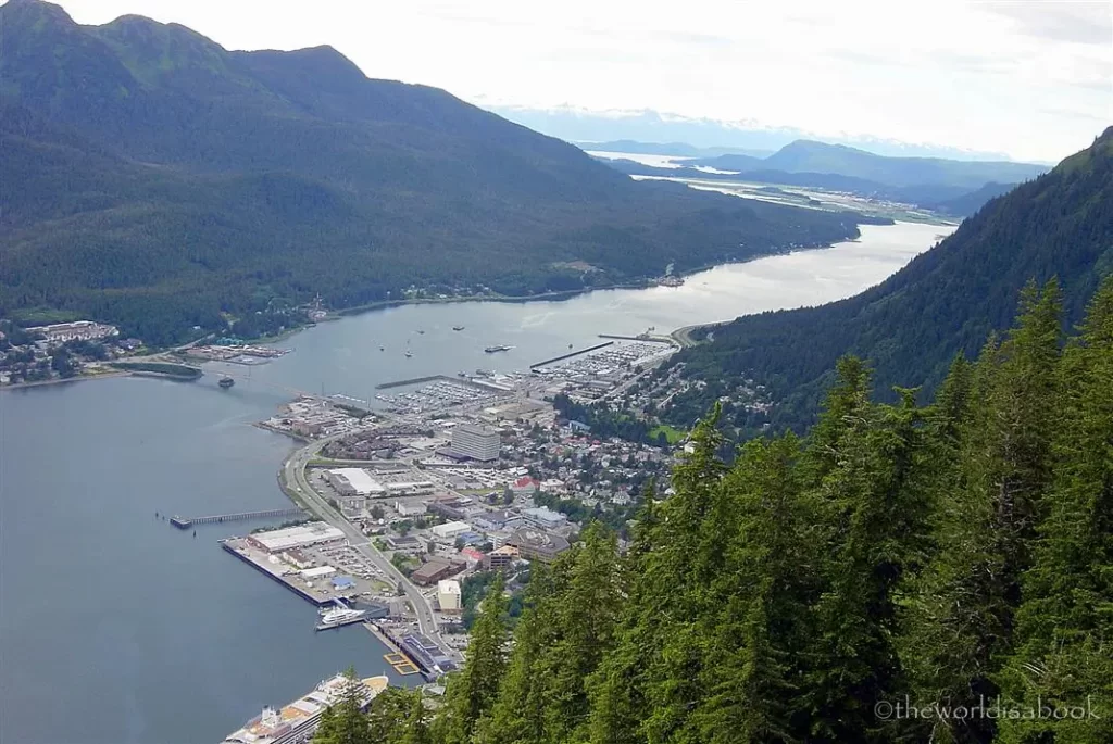 Juneau from Mt roberts tramway