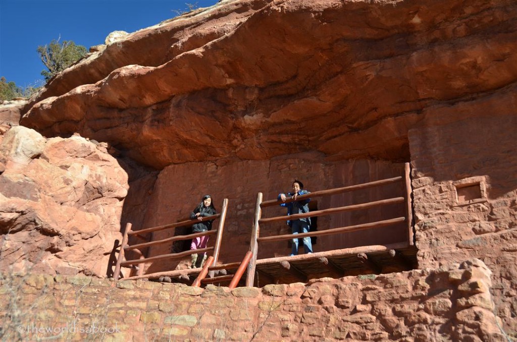 Manitou cliff dwellings balcony