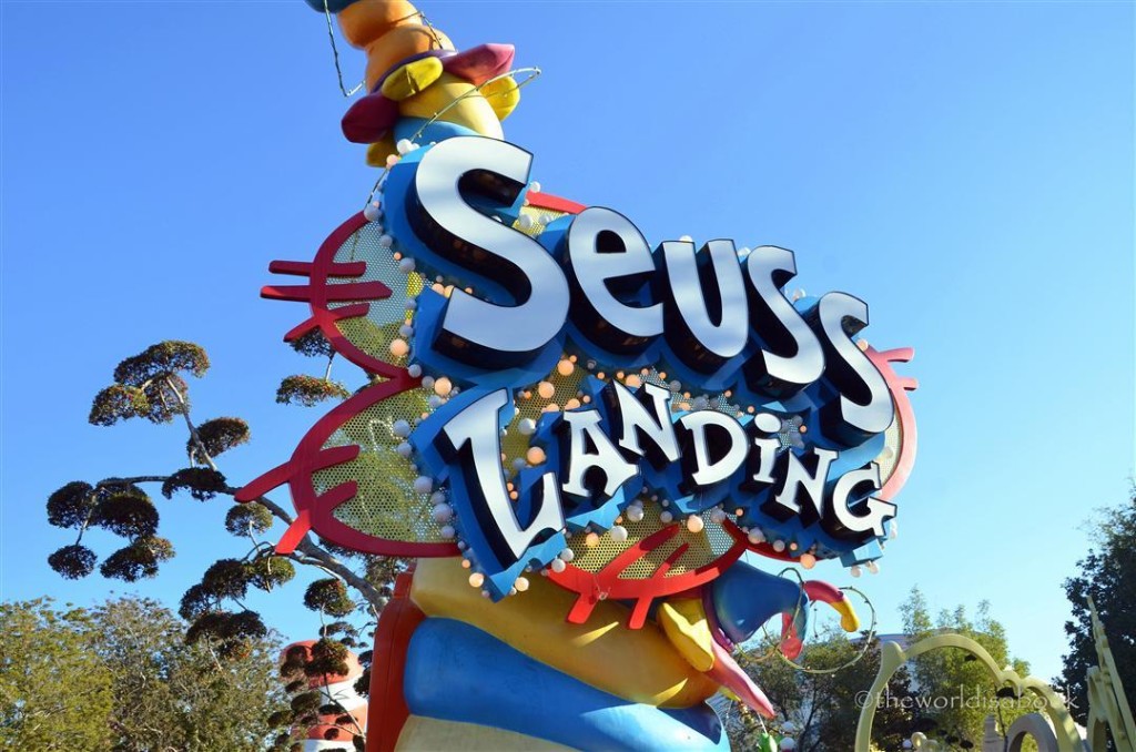 Seuss Landing sign