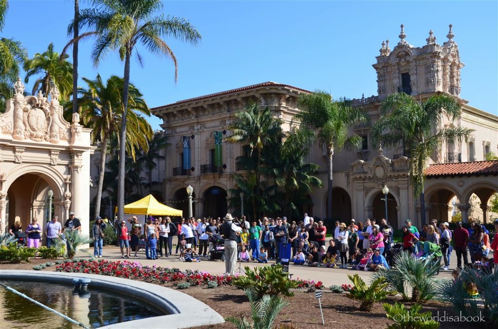 Balboa Park street performer