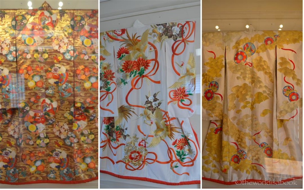 Japanese garden kimonos