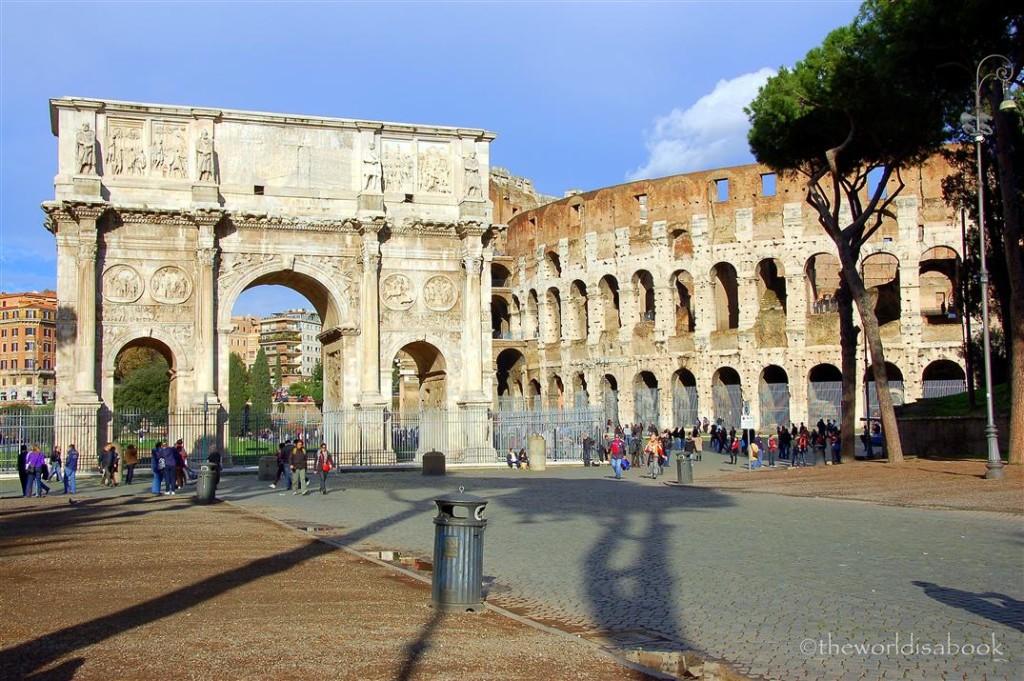 colosseum and Constantine Arch