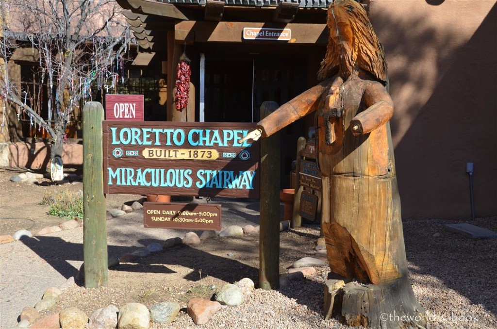 Loretto Chapel entrance