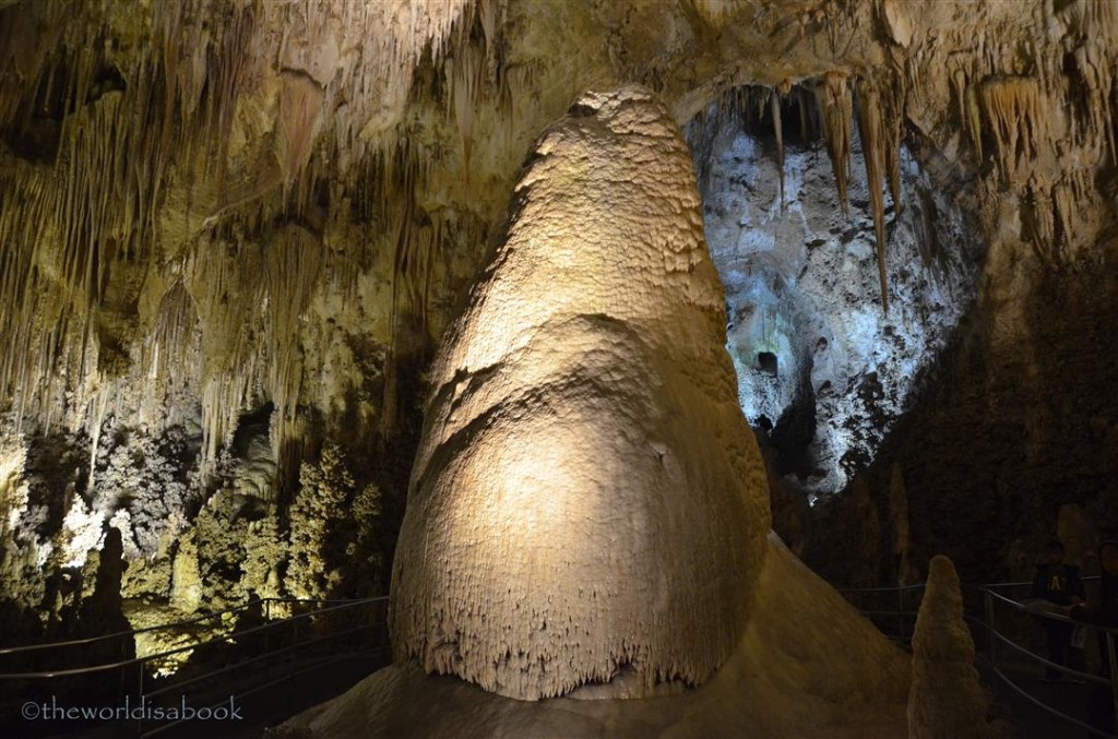 carlsbad Caverns stalagmite