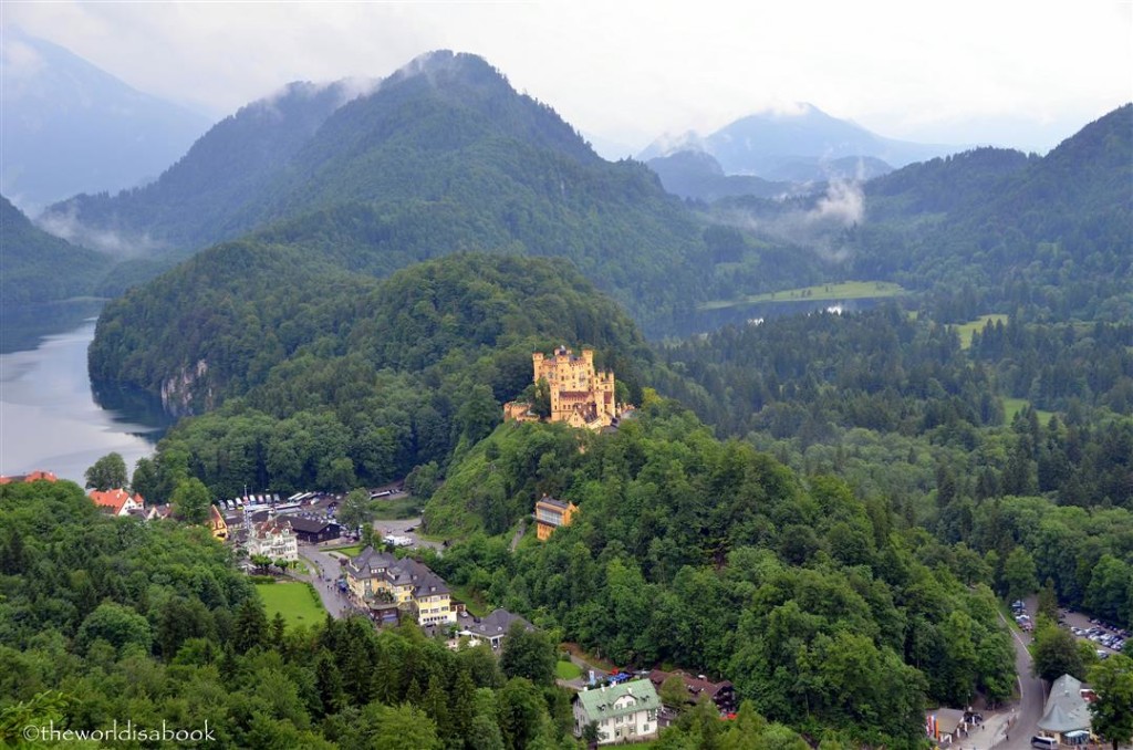 Hohenschwangau Palace and town