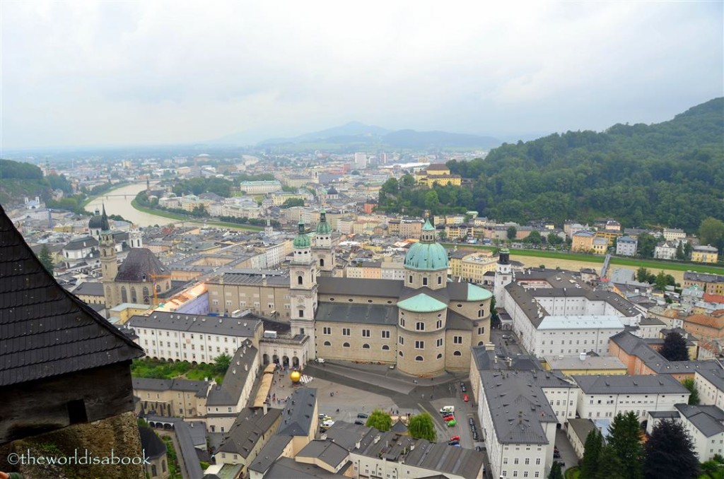 Salzburg Old Town view