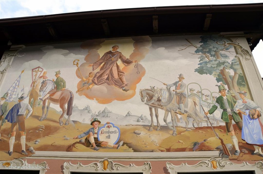 Oberammergau frescoes luftl