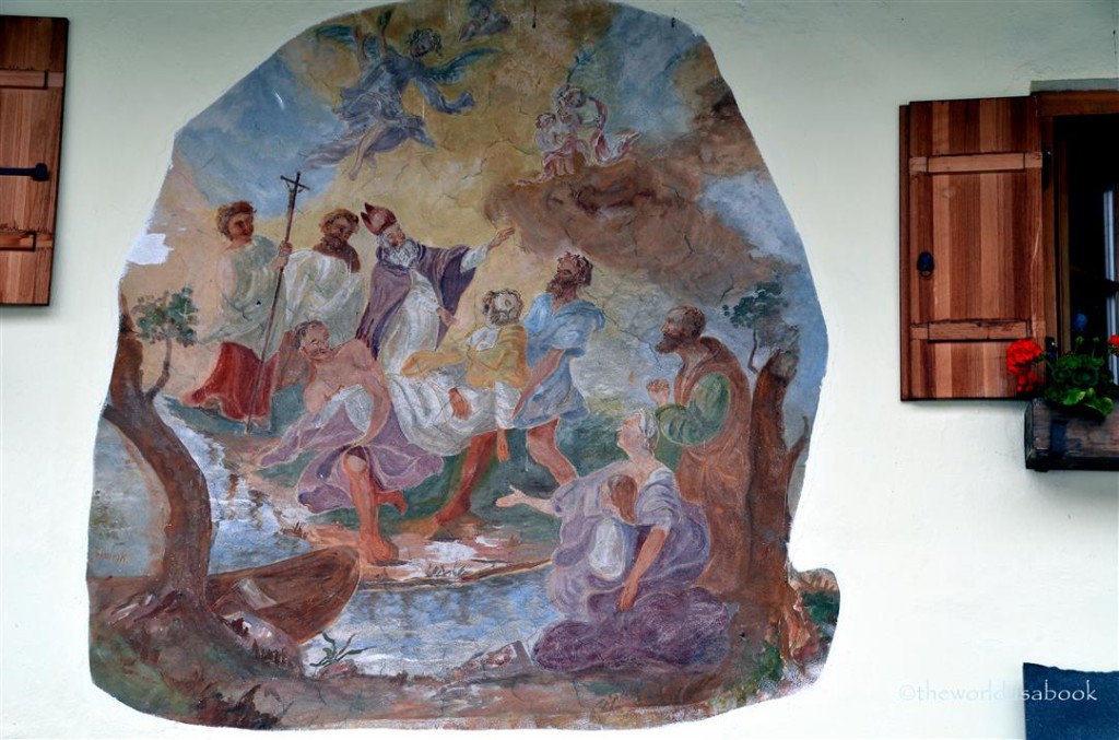 Oberammergau frescoes Luftl
