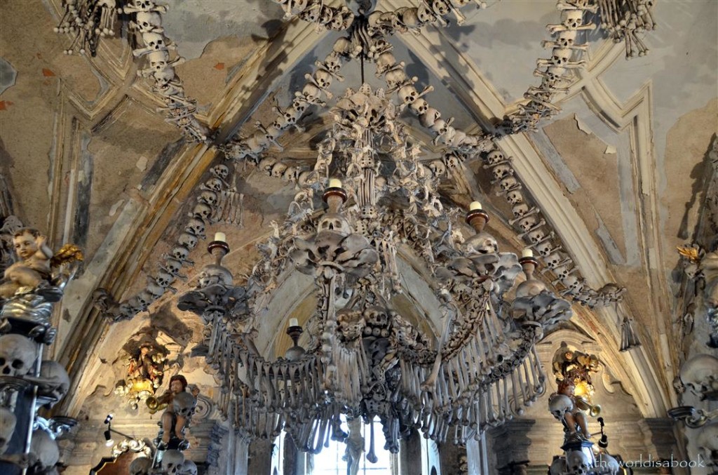 Bone church chandelier