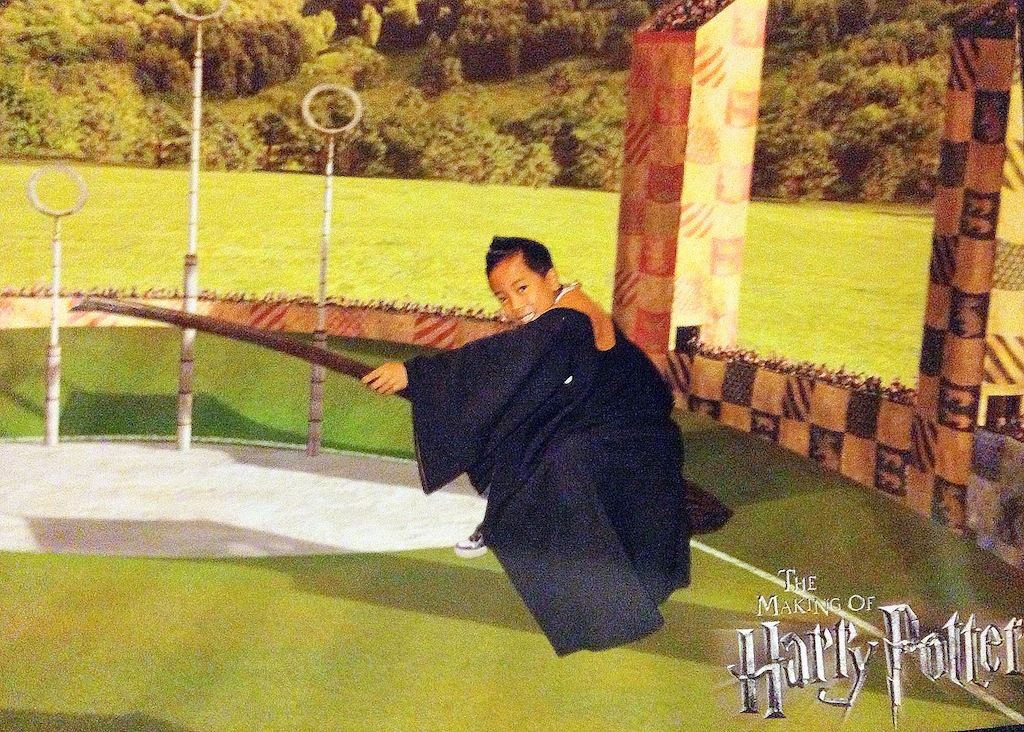 Harry Potter flying broomstick