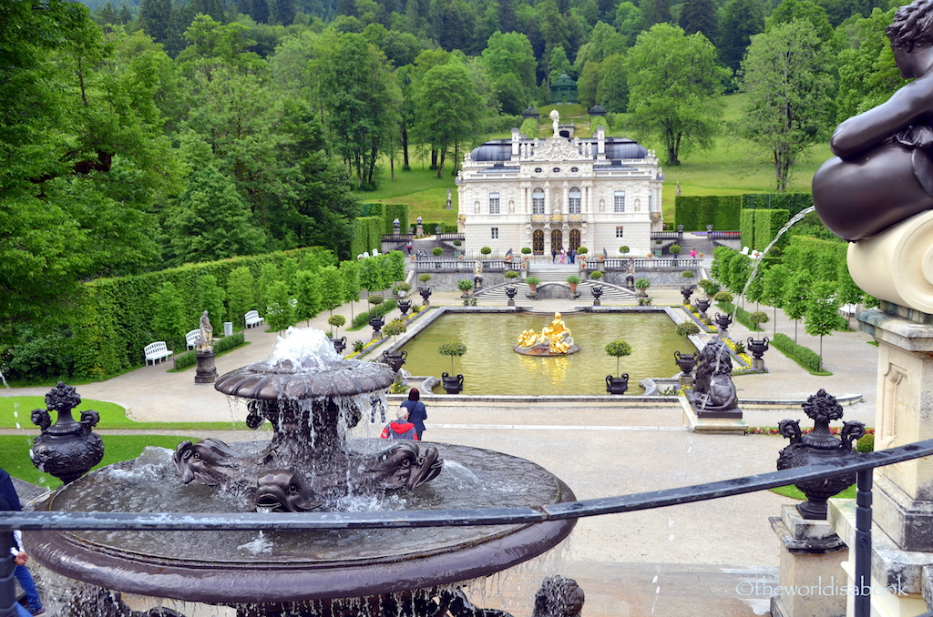 Linderhof Palace with kids