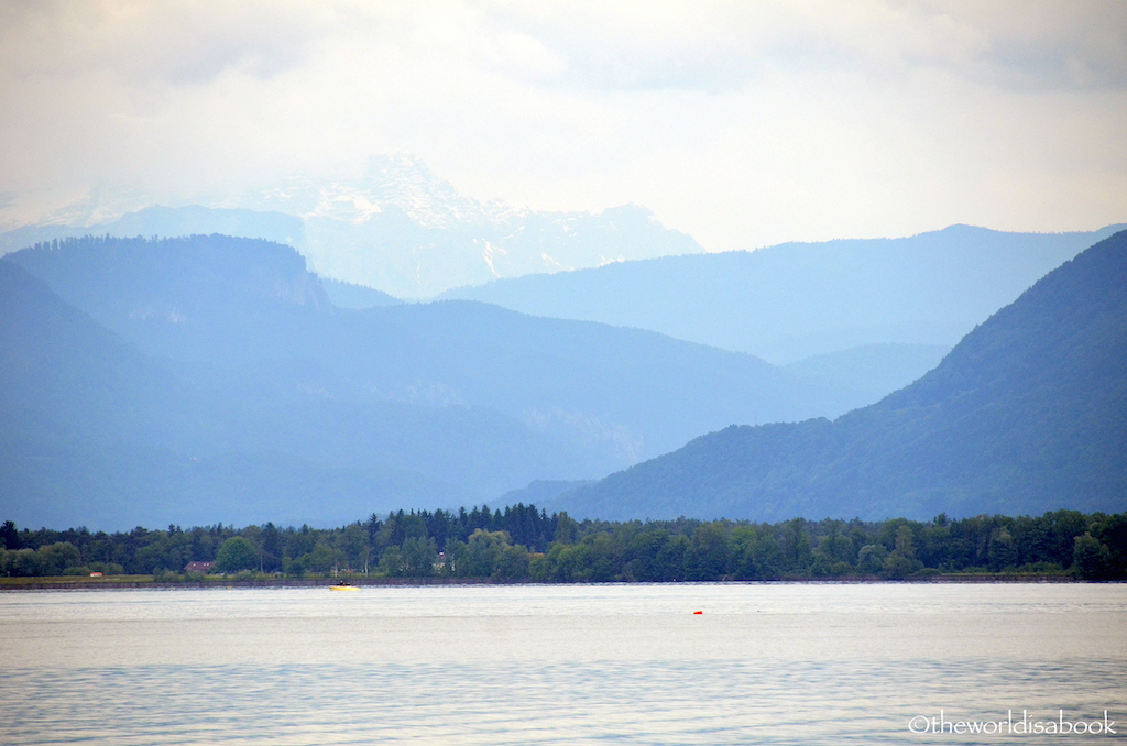 Lake Chiemsee mountains