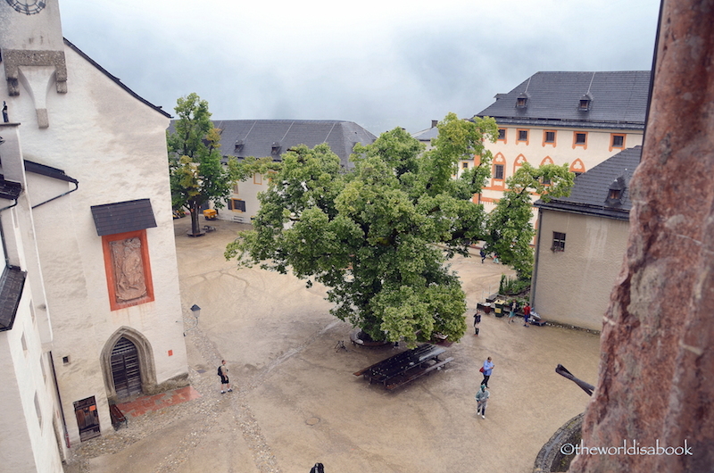 Hohensalzburg Fortress courtyard