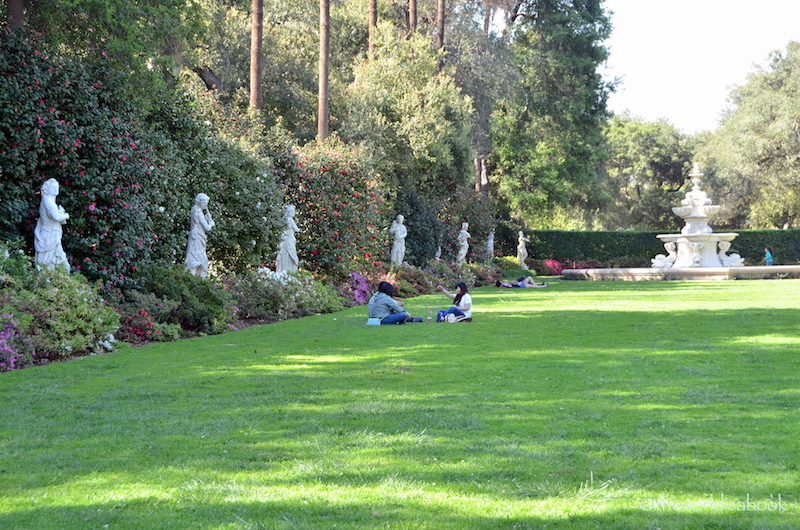 Huntington Garden fountains