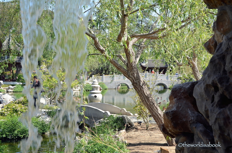 Huntington Garden waterfall