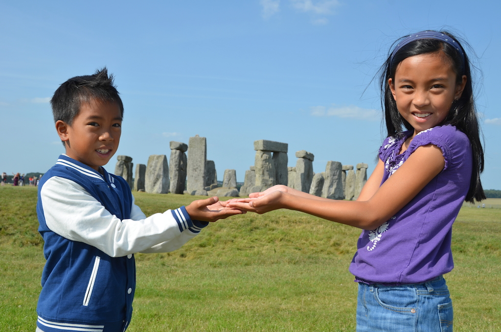 Stonehenge with kids