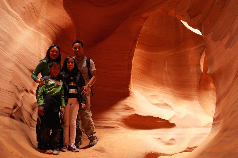 Lower Antelope Canyon wth kids