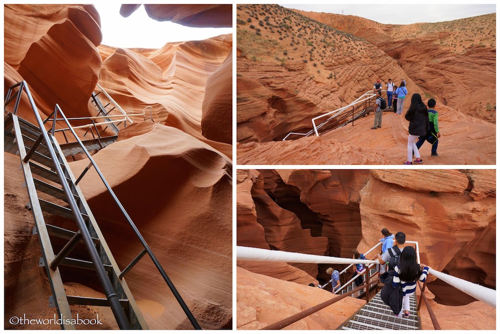 Lower Antelope Canyon stairs